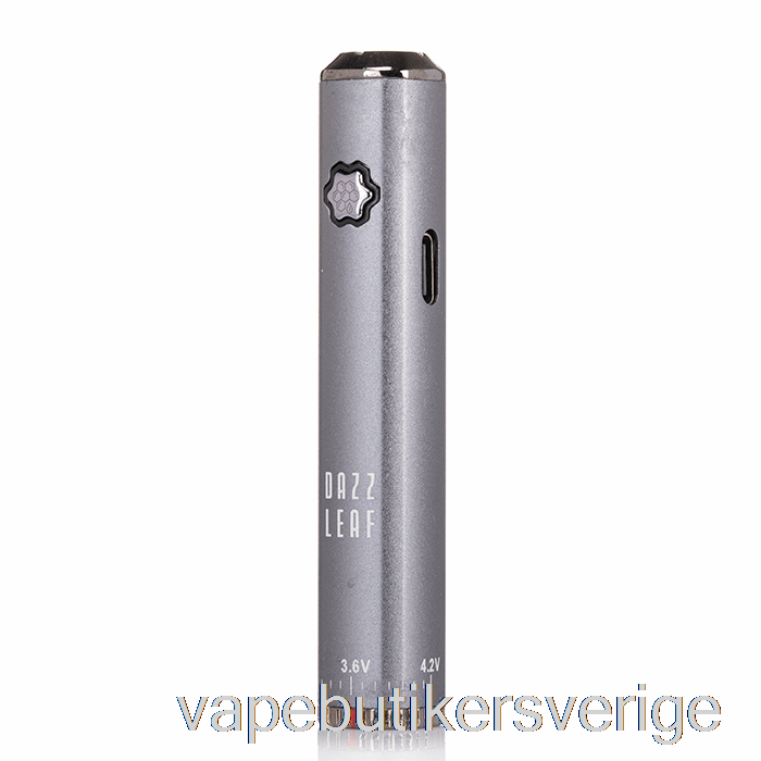 Vape Sverige Dazzleaf Squarii Bottom Twist 510 Batteri Mörkgrå